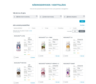 Product Select tool 