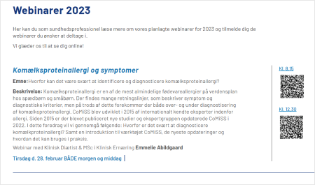 Webinarer 2023
