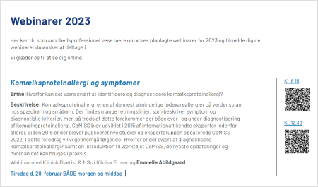Webinarer 2023